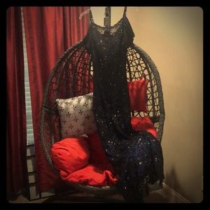 Angel-fashions  Sequin Mermaid Long Evening Dress